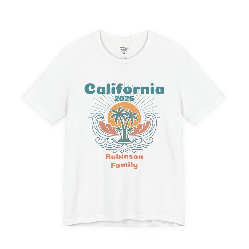 Personalized Family Vacation T-Shirt