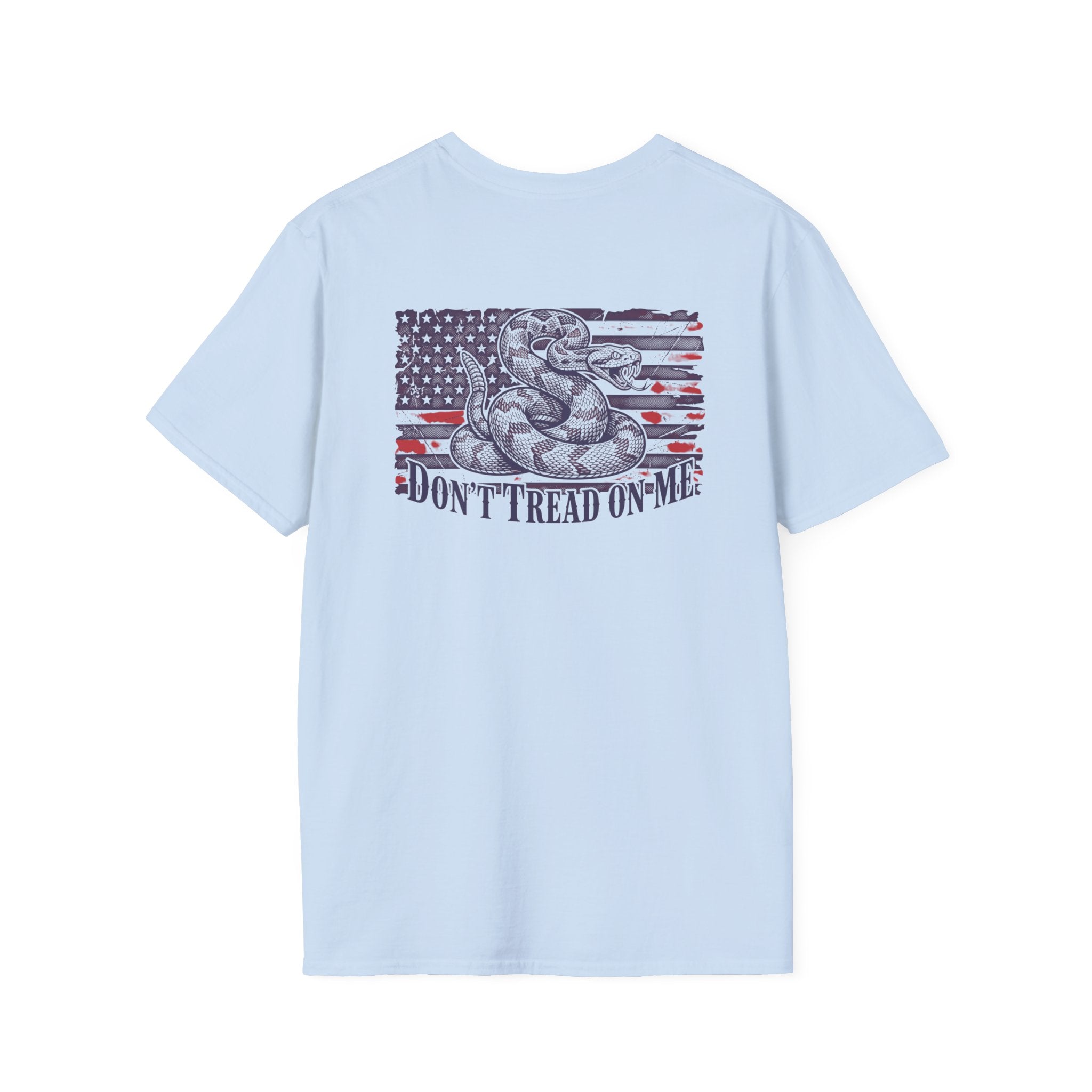 Dont Tread On Me Flag Tee Shirt American Gadsden Patriotic Independence Day Tee