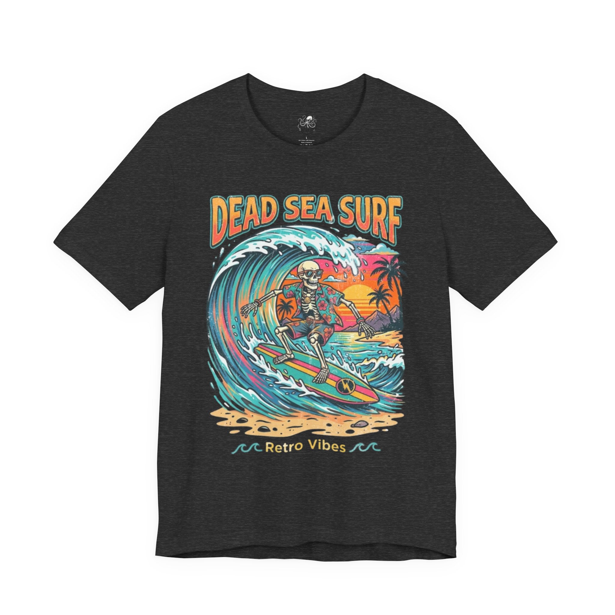 Dead Sea Surf Shark Attack T-Shirt | Bold Nautical Graphic Tee – 3D Sons Supply Co