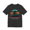 Chaos Coordinator Off Duty Hiking T-Shirt — Vintage Sunset Adventure Tee