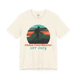 Chaos Coordinator Off Duty Hiking T-Shirt — Vintage Sunset Adventure Tee