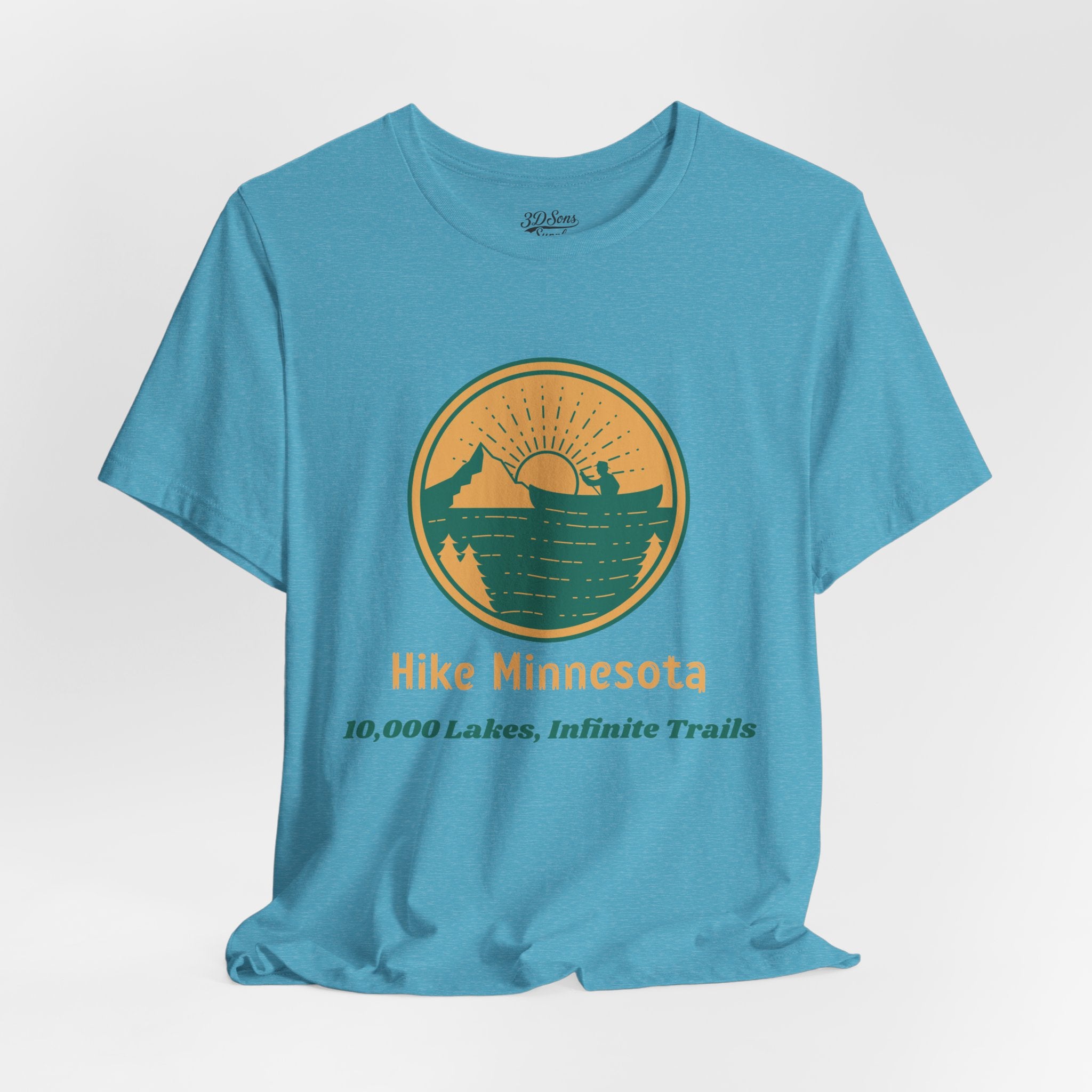 Hike Minnesota T-Shirt — 10,000 Lakes Infinite Trails Hiking Tee