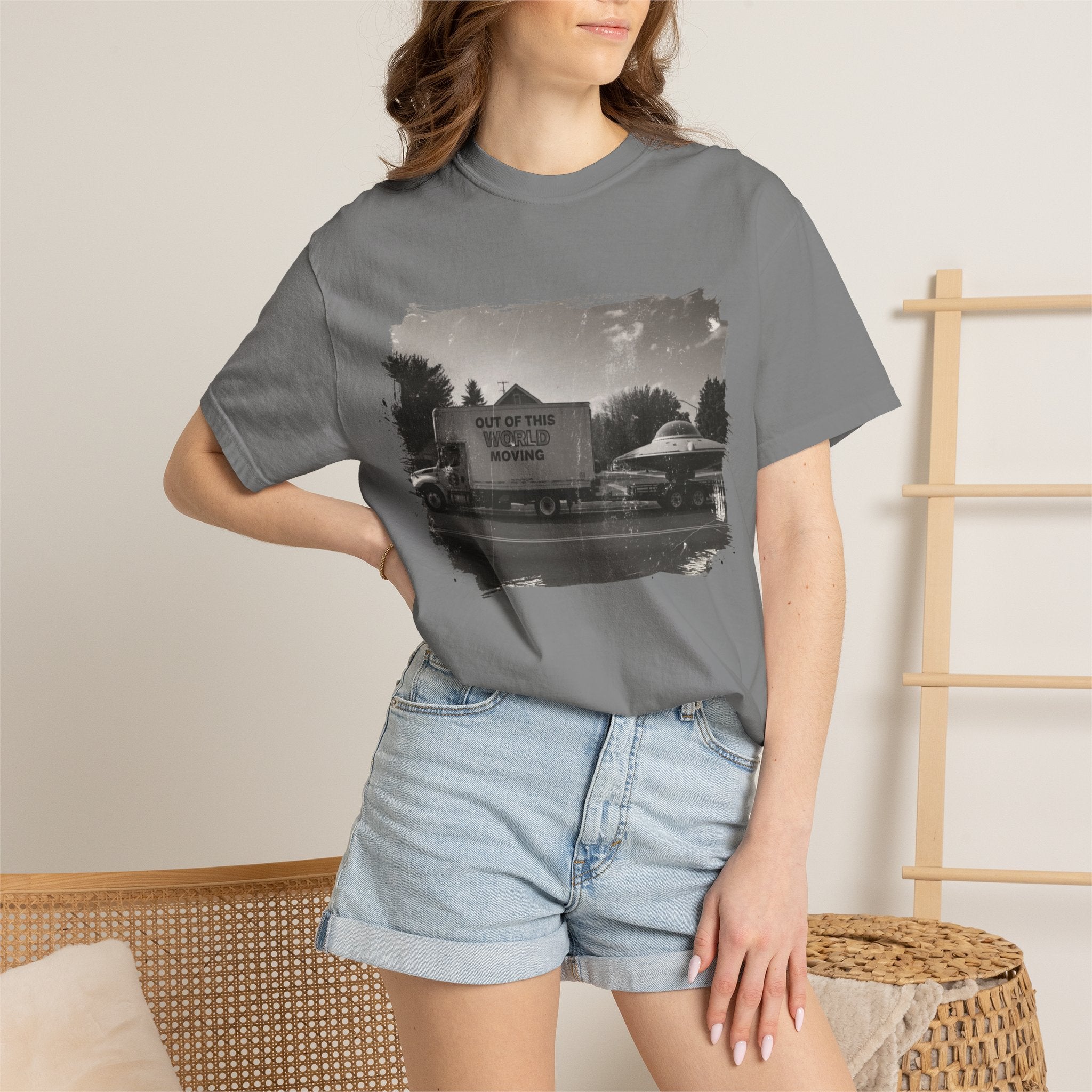 Out of This World Funny Tee — Alien Space Graphic T-Shirt