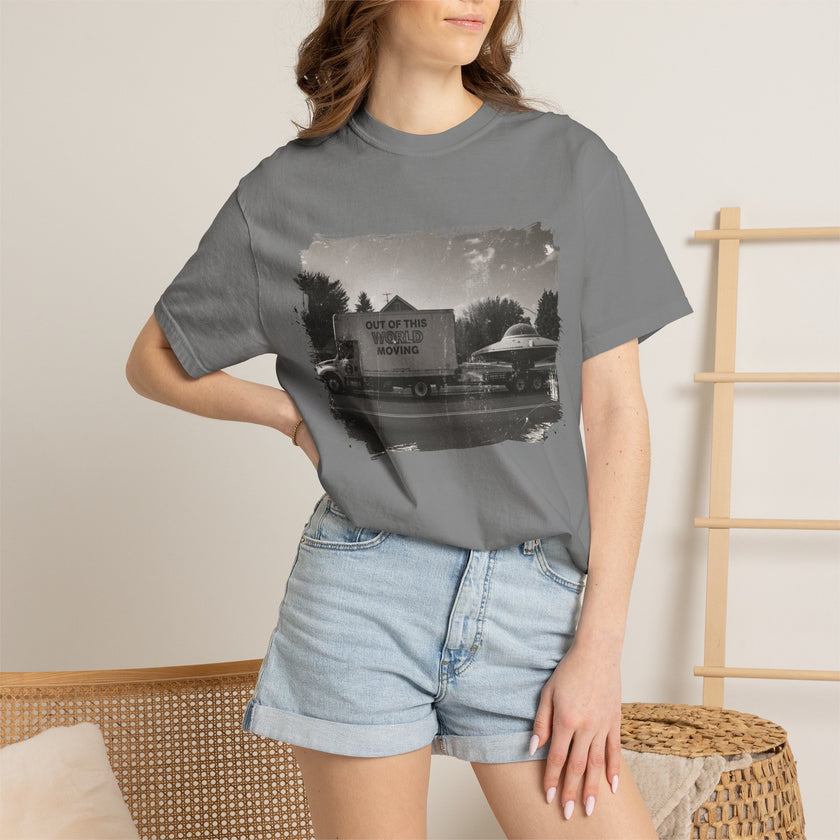 Out of This World Funny Tee — Alien Space Graphic T-Shirt