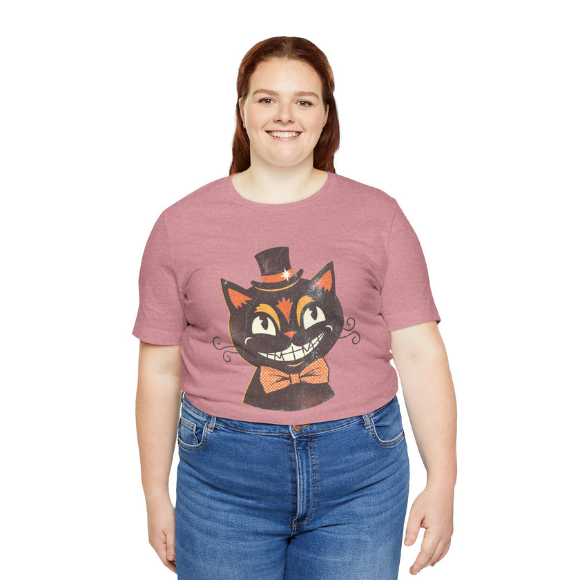 Vintage Halloween Cat Tee