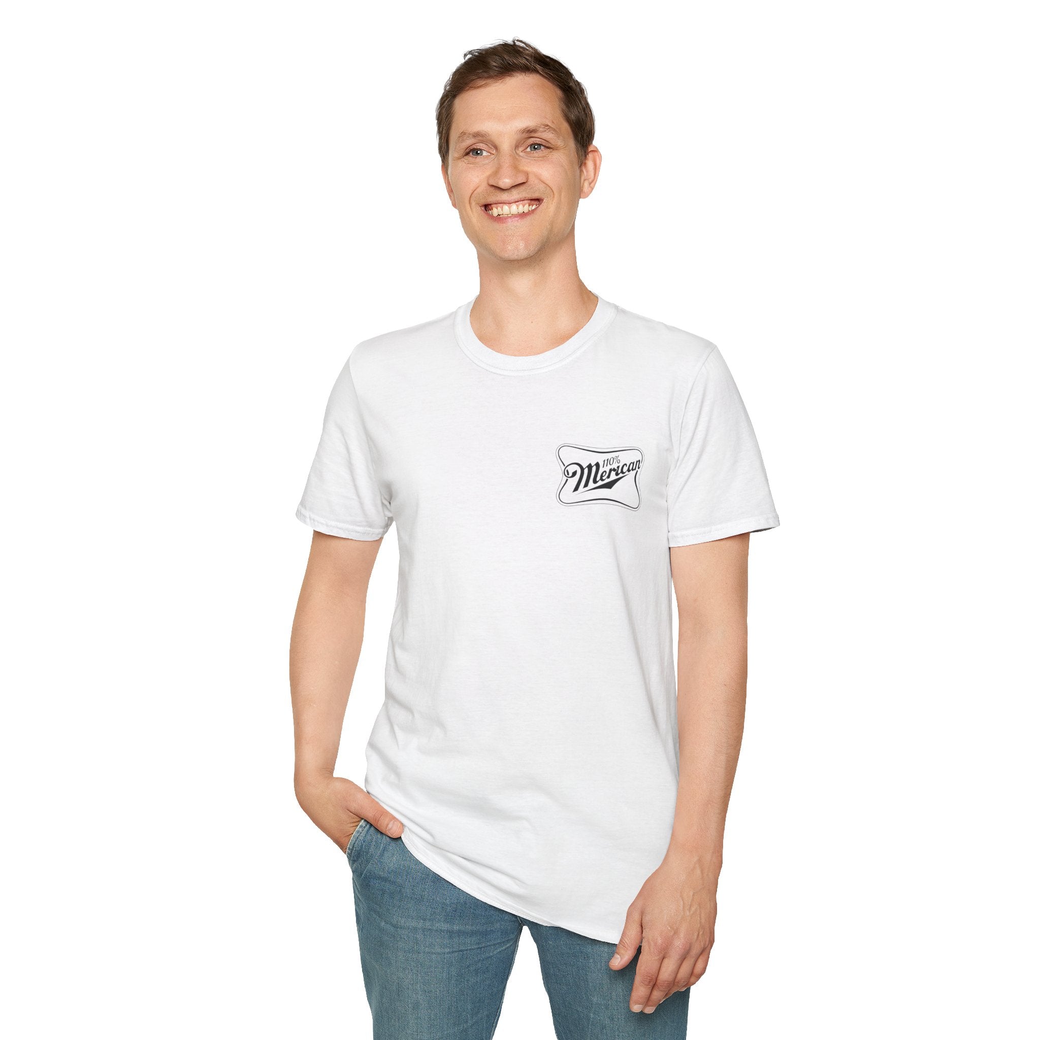 100% Merican Patriotic T-Shirt | American Flag, Fourth of July