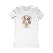 Women's Vintage Halloween Tee - 'Vintage Halloween Crew' Cute Pumpkin & Cat Graphic