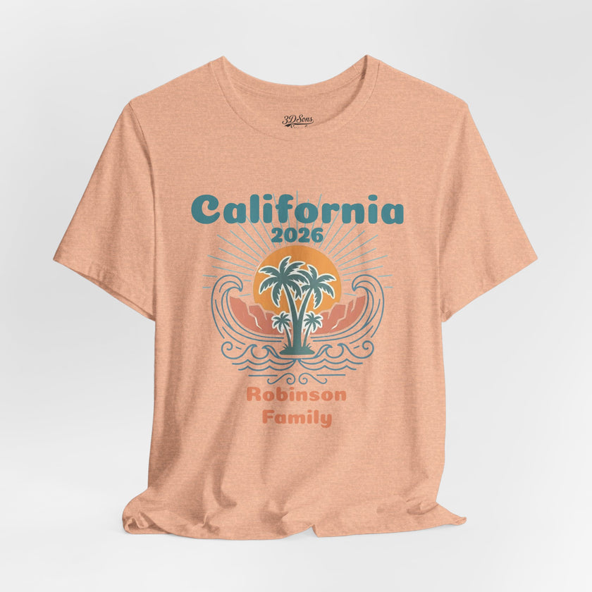 Personalized Family Vacation T-Shirt