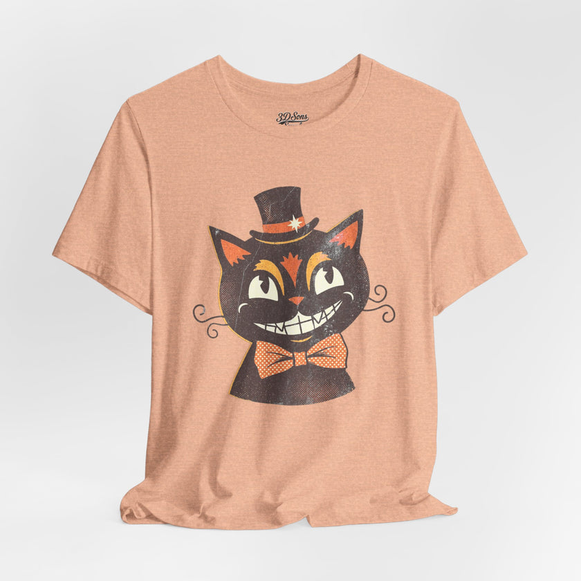Vintage Halloween Cat Tee