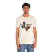 Texas Flag Longhorn Tee - Vintage Texas Skull T-Shirt