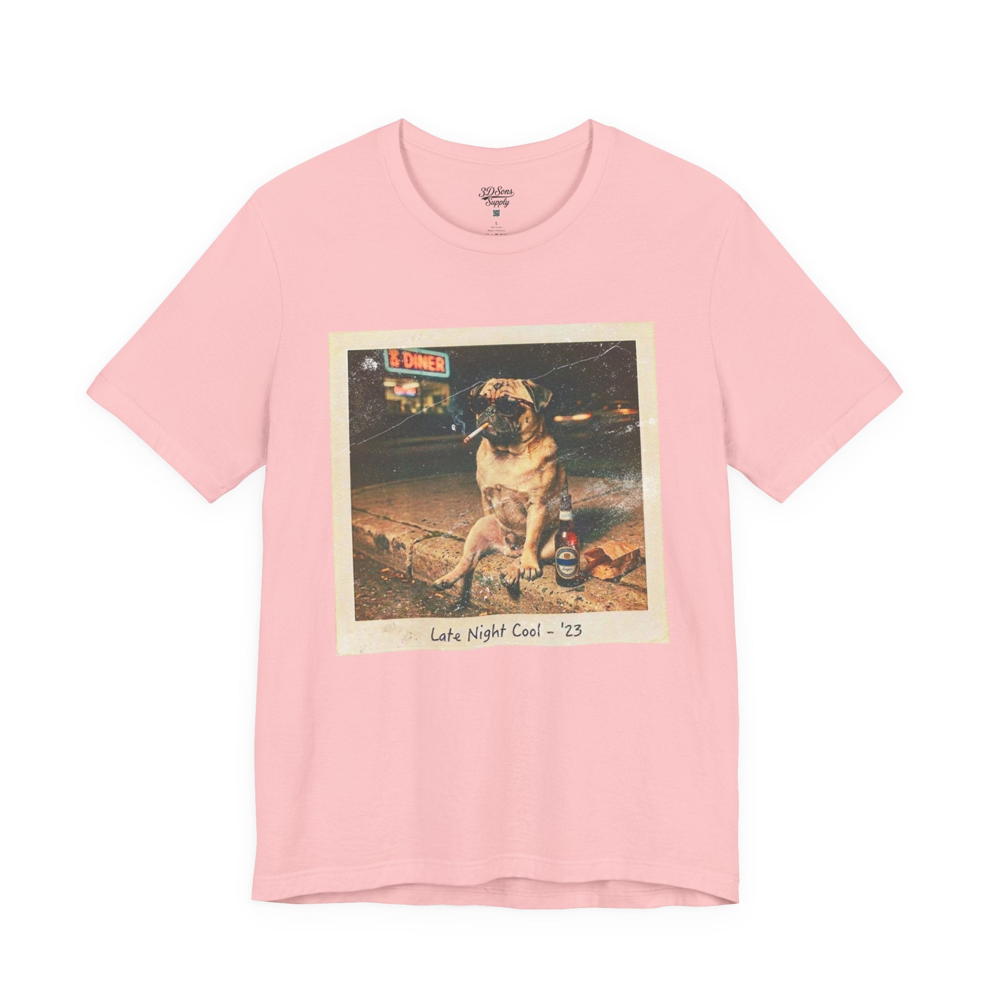 Vintage Pug Photo Tee — 