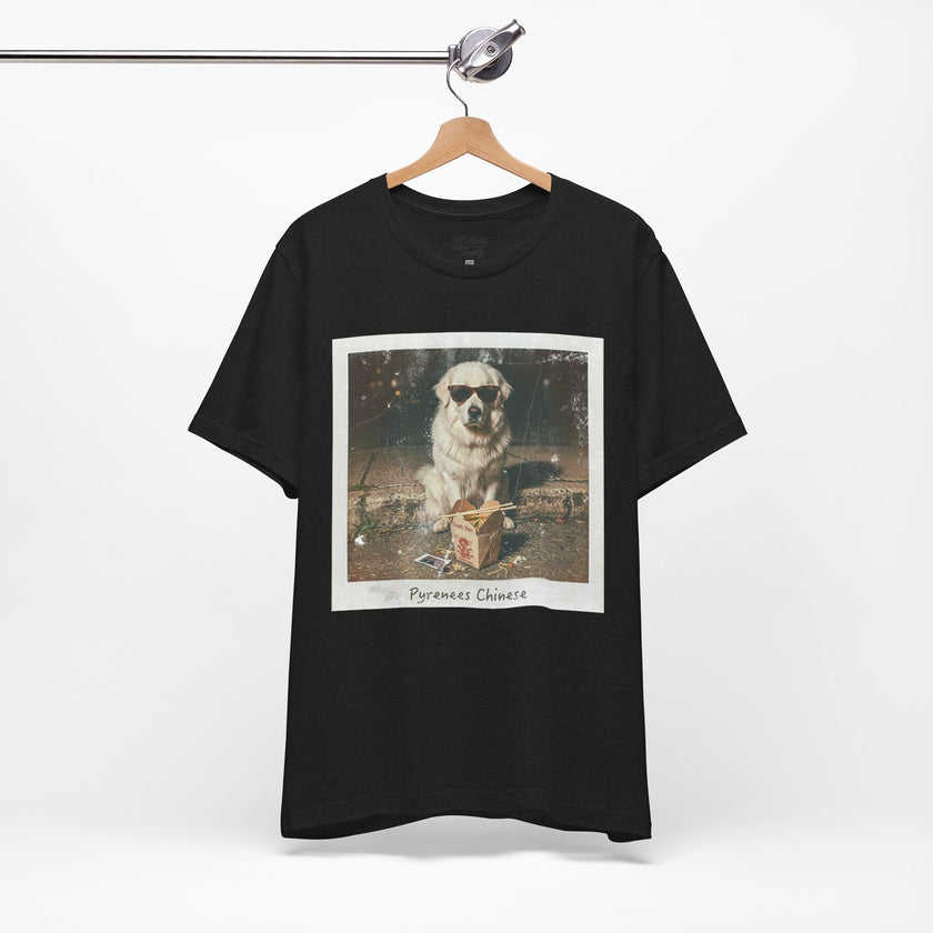 Pyreneese Chin Photo Tee — Vintage Pup Graphic T-Shirt