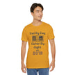 Personalized Dad By Day Gamer By Night T-Shirt — Established 2018 Retro Controller Tee