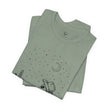 Alien Cowboy Sitting in Desert Tee | Night Sky Lawn Chair