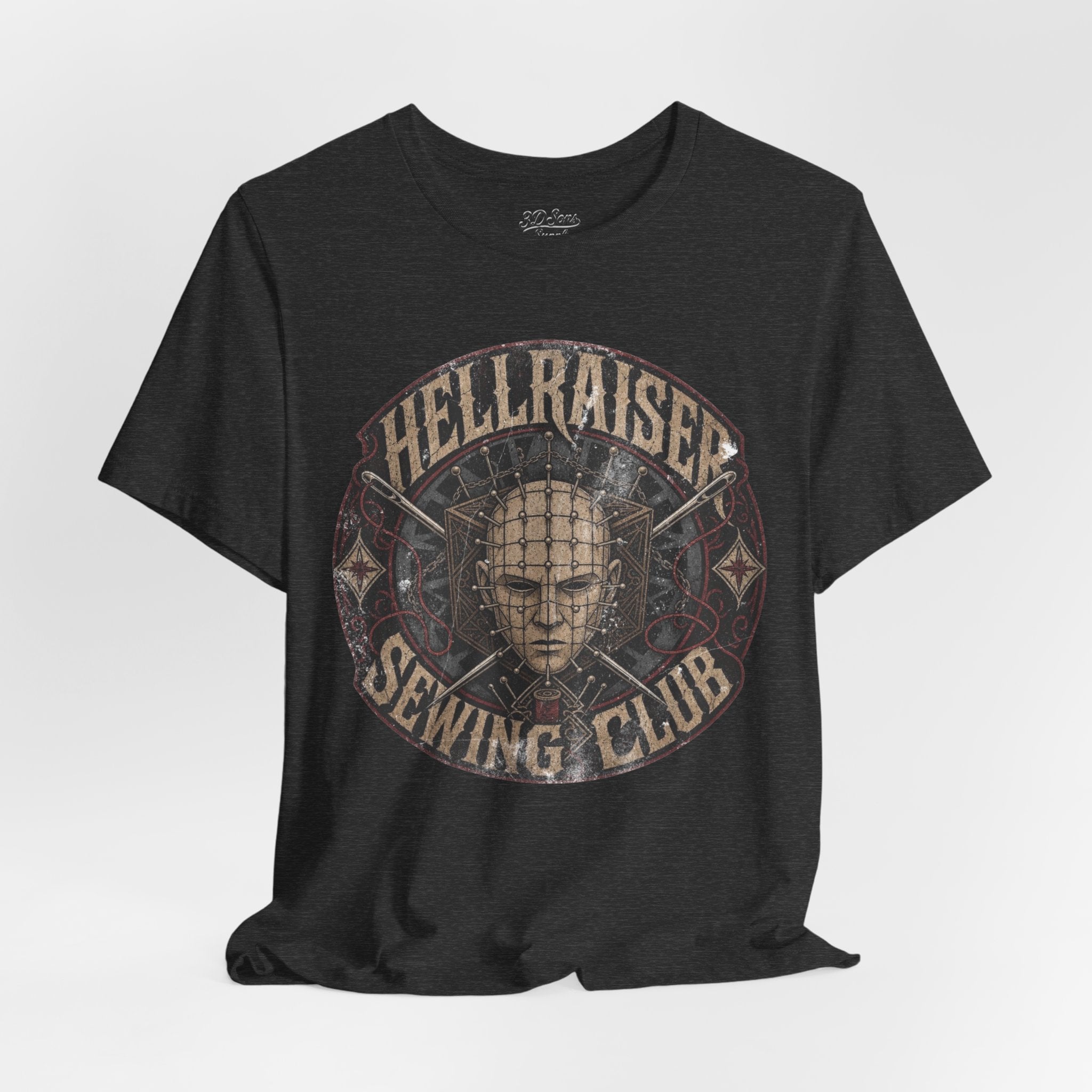 Hellraiser Sewing Club Tee - Vintage Horror Graphic T-Shirt