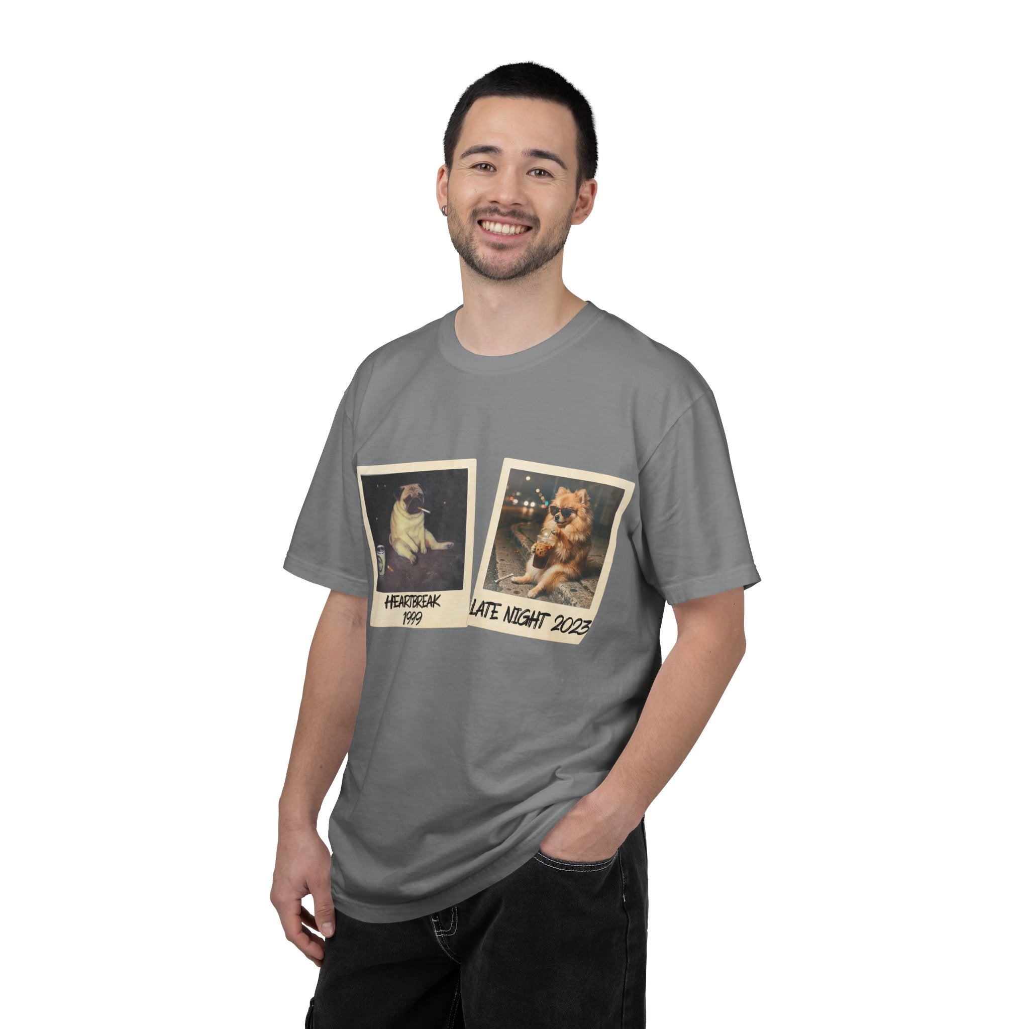 Personalized Polaroid Photo T-Shirt — Custom 2-Image Keepsake