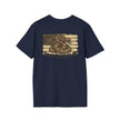 Dont Tread On Me Flag Tee Shirt American Gadsden Patriotic Independence Day Tee