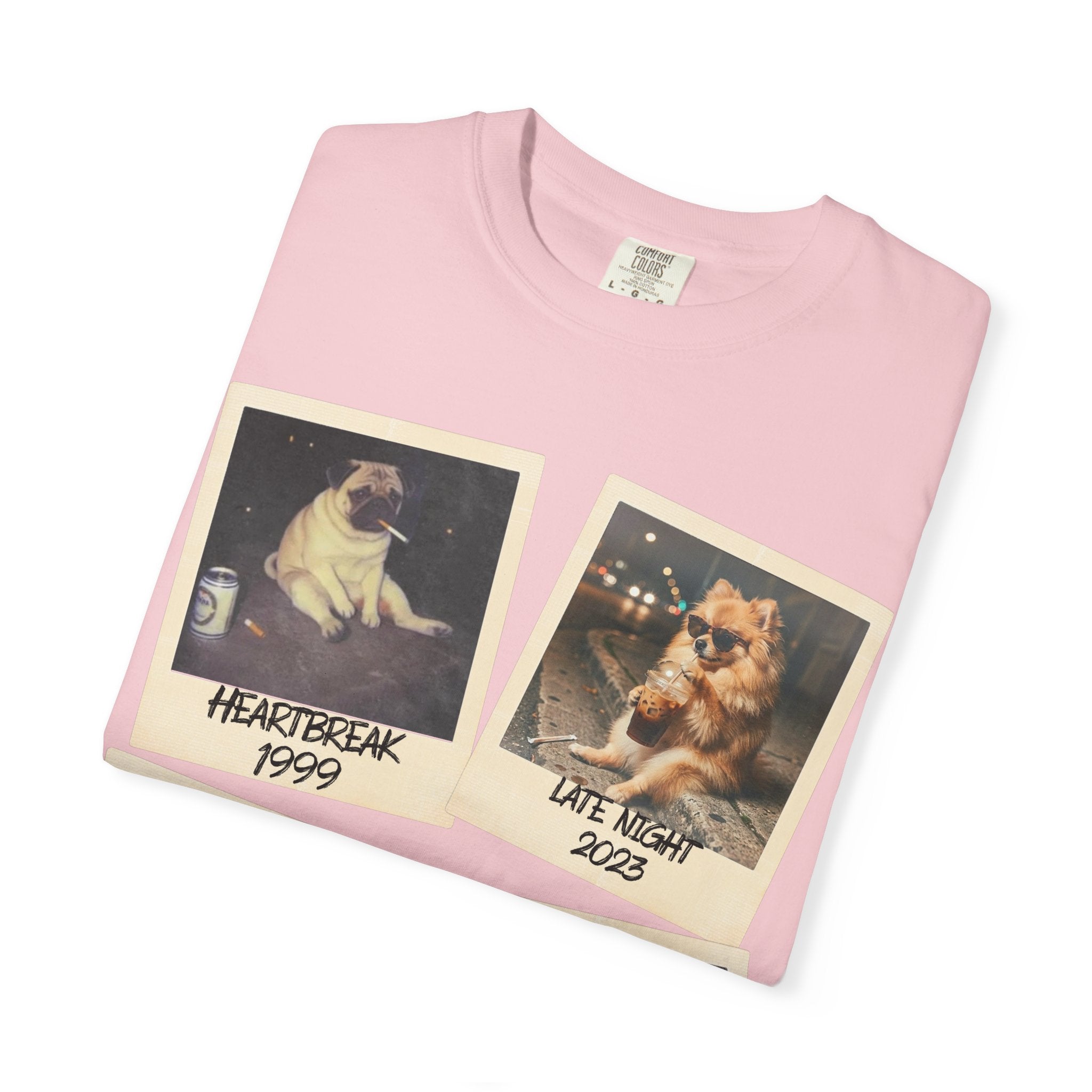 Personalized Polaroid Photo Tee — Custom Image & Text Options