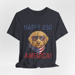 Happy 250 America! Patriotic Goldendoodle Tee