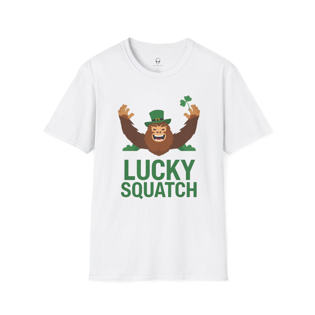 Lucky Squatch Sasquatch T-Shirt St. Patricks Day Bigfoot Shamrock