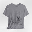 Alien Cowboy Sitting in Desert Tee | Night Sky Lawn Chair