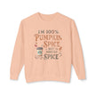 I'm 100% Pumpkin Spice But Mostly Spice sweatshirt | Crewneck Fall Coffee Shirt