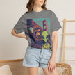 Alien & Bigfoot Golden Gate Bridge T-Shirt — San Francisco UFO & Cryptid Tee