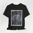 Dachshund Smoking Portrait Tee – Vintage Smokin' Dog Art T-Shirt