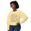 I'm 100% Pumpkin Spice But Mostly Spice sweatshirt | Crewneck Fall Coffee Shirt