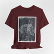 Dachshund Smoking Portrait Tee – Vintage Smokin' Dog Art T-Shirt