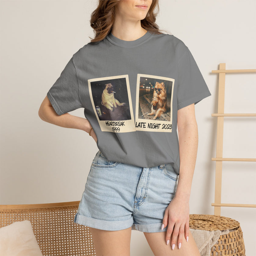 Personalized Polaroid Photo T-Shirt — Custom 2-Image Keepsake