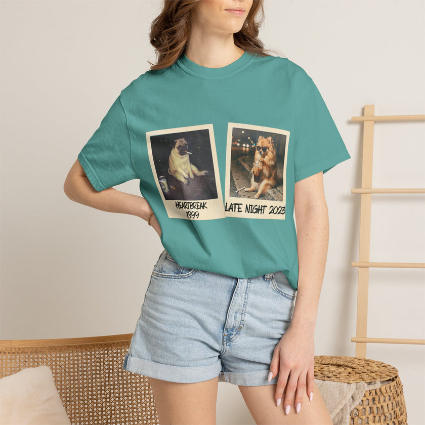 Personalized Polaroid Photo T-Shirt — Custom 2-Image Keepsake