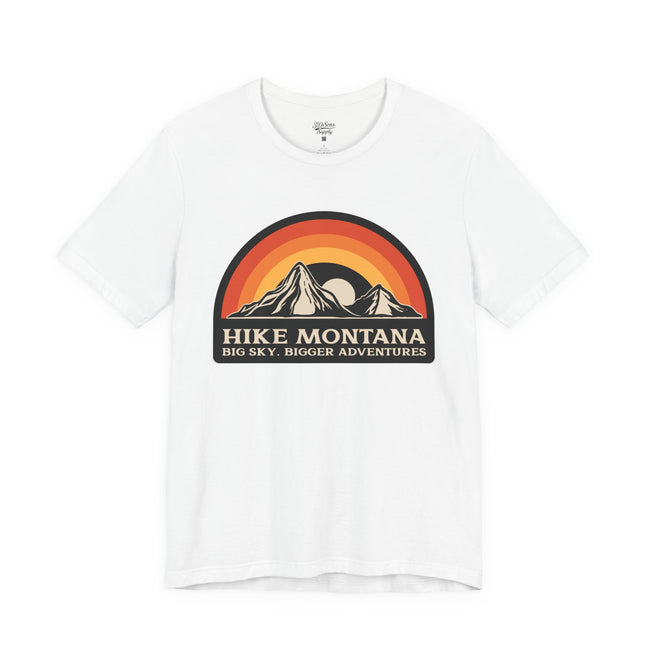 Hike Montana Mountain Adventure T-Shirt — Hiking Graphic Tee