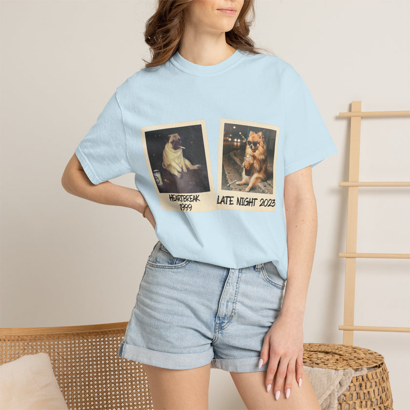 Personalized Polaroid Photo T-Shirt — Custom 2-Image Keepsake