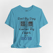 Personalized Dad By Day Gamer By Night T-Shirt — Established 2018 Retro Controller Tee