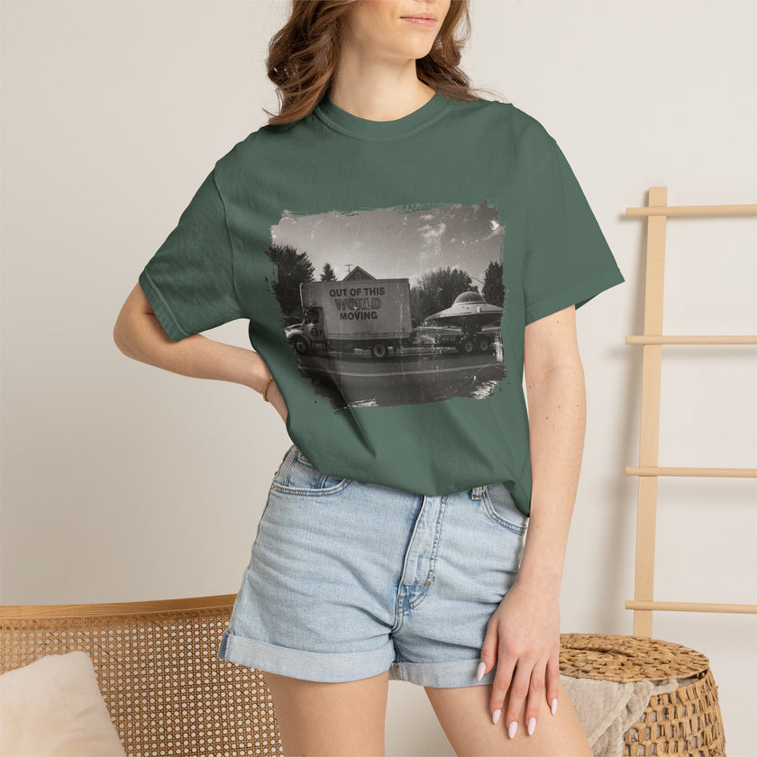 Out of This World Funny Tee — Alien Space Graphic T-Shirt