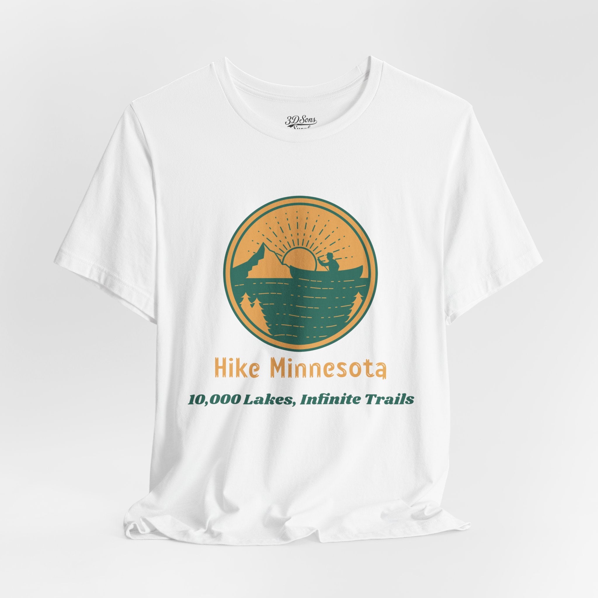 Hike Minnesota T-Shirt — 10,000 Lakes Infinite Trails Hiking Tee