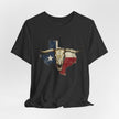 Texas Flag Longhorn Tee - Vintage Texas Skull T-Shirt