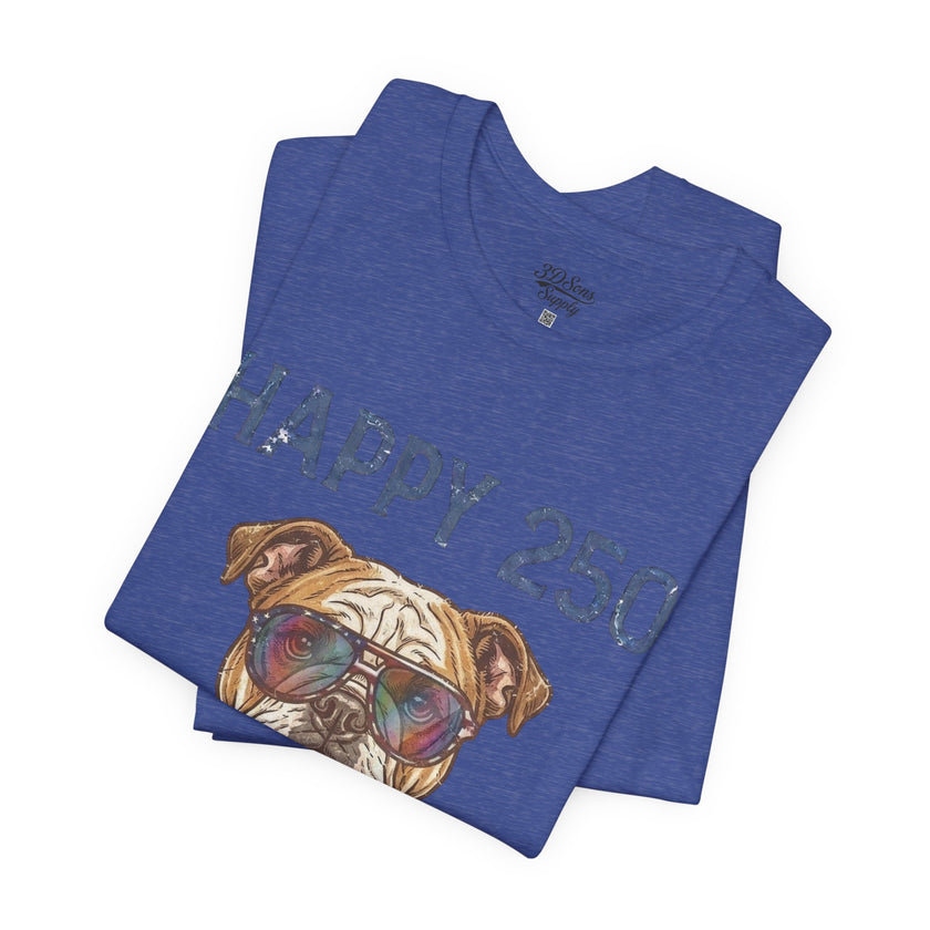 Patriotic Bulldog Tee - 