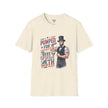 Pumped for July 4th Abraham Lincoln T-Shirt | Funny Patriotic Tee