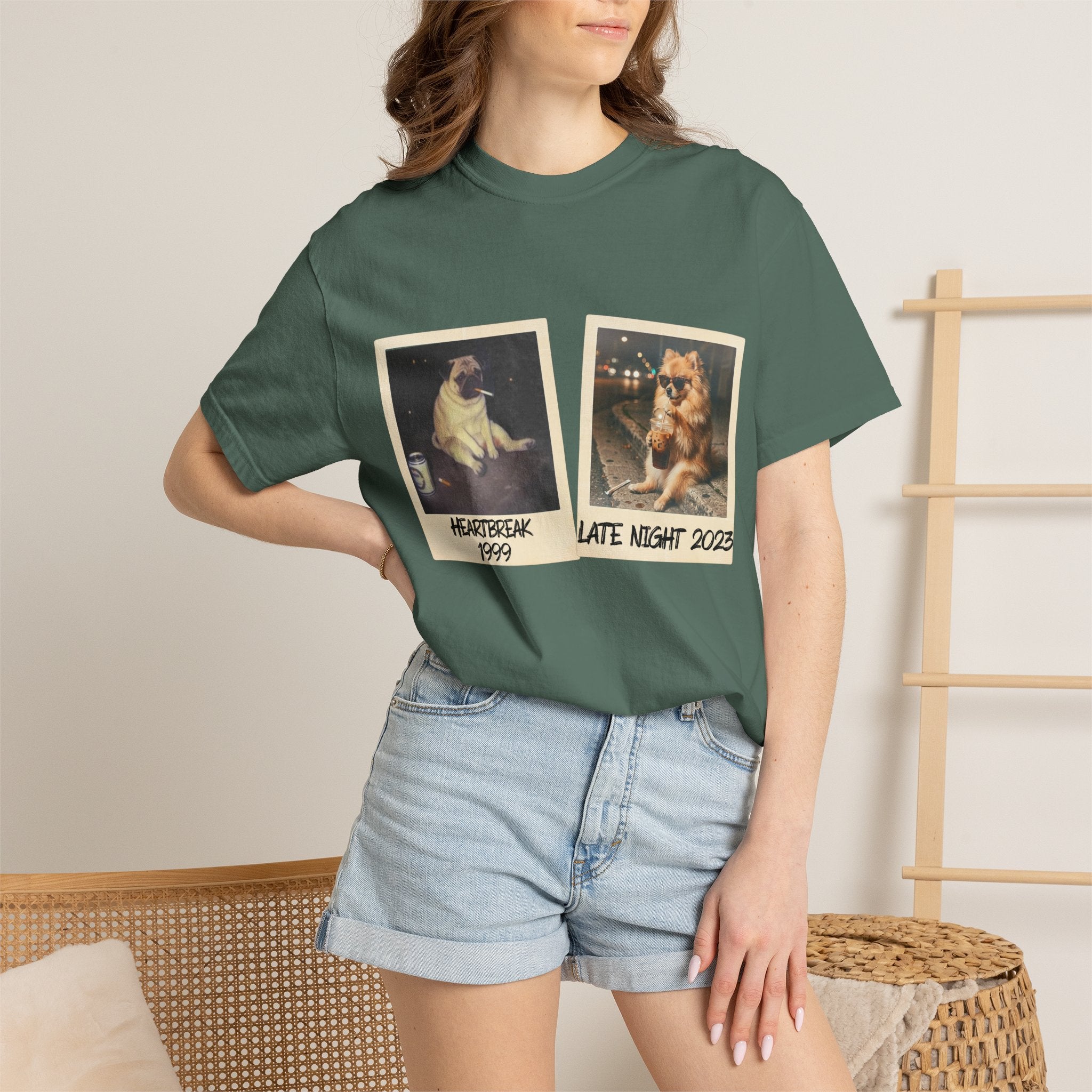 Personalized Polaroid Photo T-Shirt — Custom 2-Image Keepsake