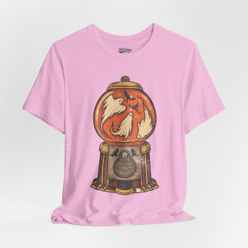 Gumball Ghosts Tee — Vintage Halloween Gumball Machine T-Shirt