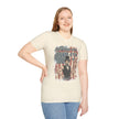 Pumped for July 4th T-Shirt | Patriotic Buff Abraham Lincoln Flag Design