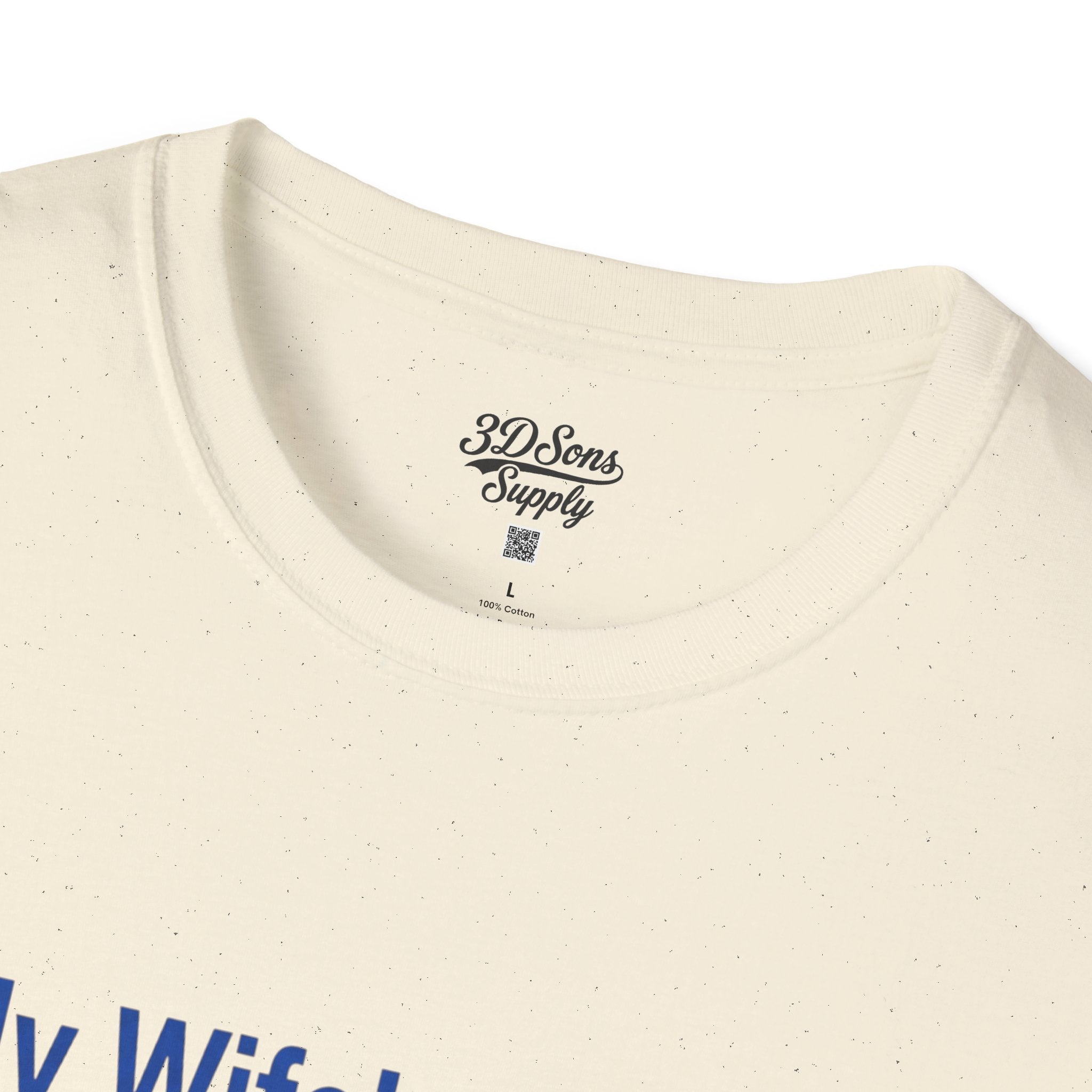 T-Shirt — “My Wife’s Hobby Funds My Cardboard Career” Funny Hobby Dad Tee