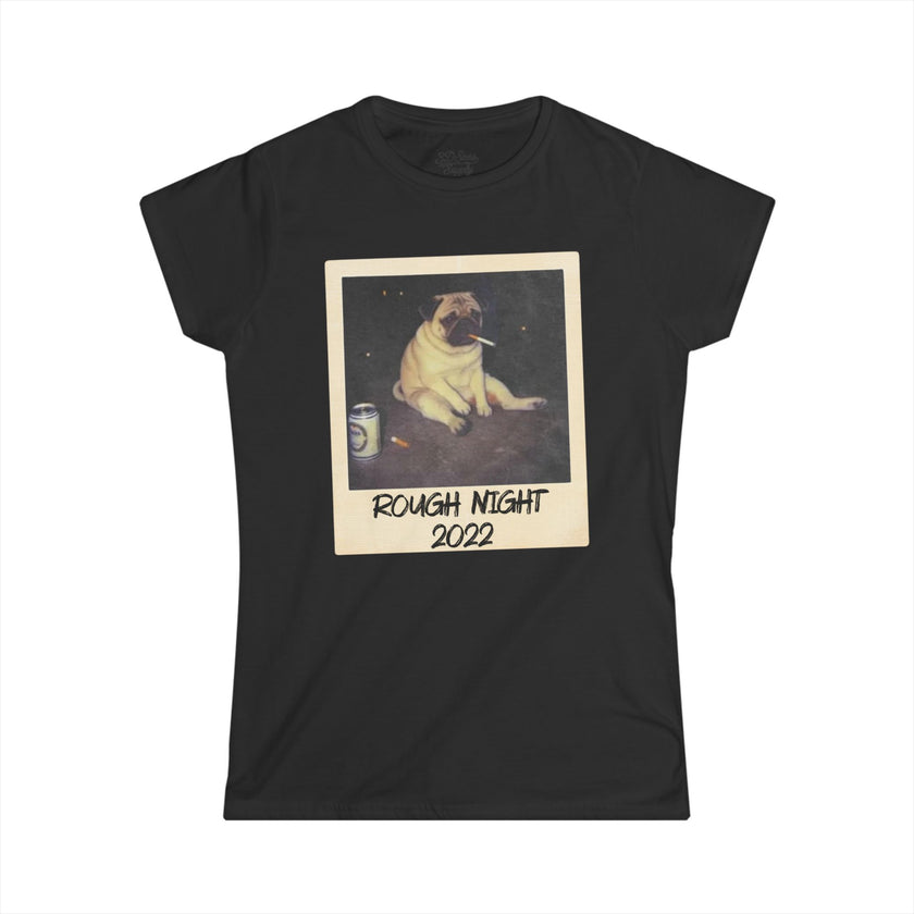 Personalized Polaroid Photo Tee – Custom Women's Softstyle T-Shirt