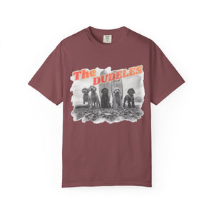 The Dudeles Dog Surfer T-Shirt | Doodle Breed Surfing Design