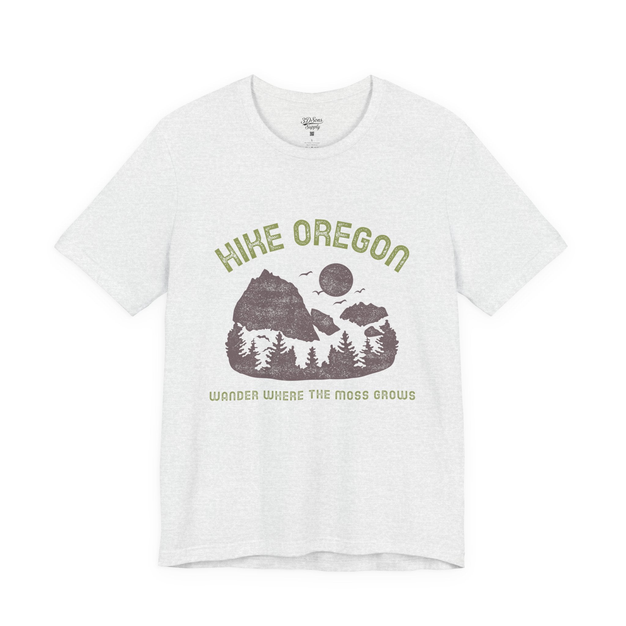 Hike Oregon Adventure Tee — Hiking Graphic T-Shirt