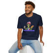 American Alien with Hot Dog and Beer T-Shirt | USA Flag Cap Fourth of July