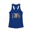 George Washington Doodle 1776 - Women's Ideal Racerback Tank