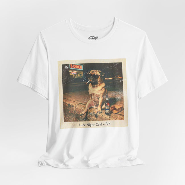 Vintage Pug Photo Tee — 